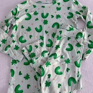 Lala Logan St. Patrick's day loungewear 🌈